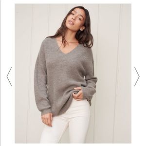 Jenni Kayne Cabin Sweater Taupe SOLD OUT STYLE